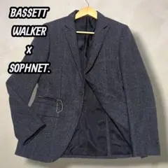 美品BASSETT WALKER×SOPHNET. 2Bテーラードジャケット