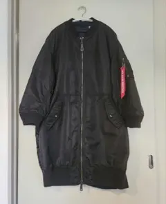 美品　zucca ALPHA ズッカ/アルファ　別注　MA-1 黒　SizeM
