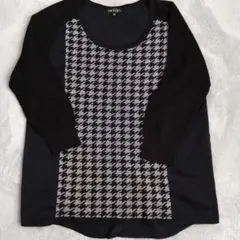 INDIVI 千鳥柄 セーター 38