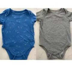babyGAP 肌着 2点セット 青　グレー