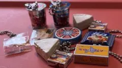 ミニチュア食品セット キーホルダー付き