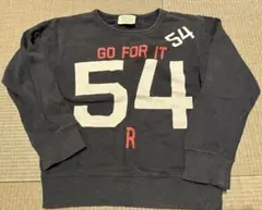 ネイビー 長袖トレーナー 54 GO FOR IT