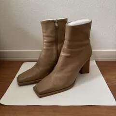 【EVOL】25cm ベージュショートブーツ