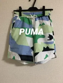 新品メンズ◆PUMA◆WORLDWIDEプリントショーツ◆総柄ショートパンツXSのサムネイル