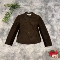 ✨自由区✨サイズ34(XS) ブラウン テーラードジャケット