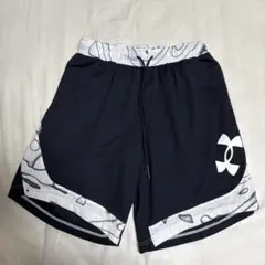 Under Armour バスケットボールショートパンツ 黒/白