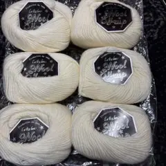 ウール100% 毛糸　50g ×6玉