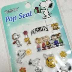 PEANUTS ポップシール スヌーピークリスタルシール　立体シール