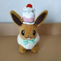 タグ付き美品】イーブイ　ぬいぐるみ　ミステリアスティーパーティー ルミナスメイズの森でポケモンたちが奇妙なティータイム！ 「Pokémon