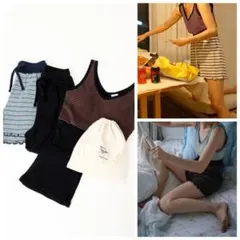 新品 スピックアンドスパン 別注 ミラー ルームウェア 3点 定価13200円