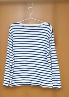 無印良品　ボーダー　カットソー