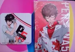 ペルソナ5 Animation ジョーカー 明智吾郎 アクリルコースター 2種 ペルソナ5 Animation ジョーカー 明智吾郎 アクリルコースター 2種