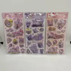 サンリオ　キラキラカプセルシール　マイメロ　クロミ　キティ3セット・正規品