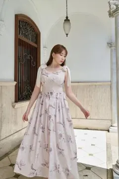 herlipto Sunflower-Printed Midi Dressのサムネイル