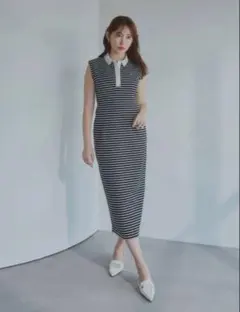French Sleeve Polo Long Dress 小嶋陽菜 - メルカリ