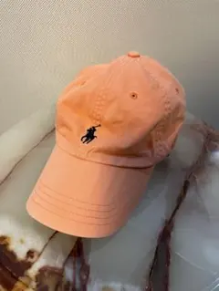 ポロラルフローレン　キャップ レザーベルト ビンテージ 90s Polo ポロ ラルフローレン ポニー刺繍入り キャップ