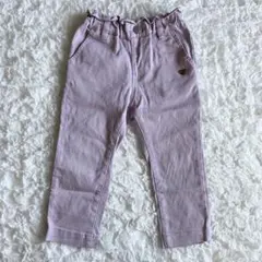 アプレレクール　ハートポケットストレッチパンツ　ピンク　100