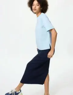 ひかり様専用UNIQLO AIRism 水色 Tシャツ Lサイズ