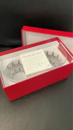 【新品未使用】Baccarat 2025年　『アリア』 ペアロックグラス