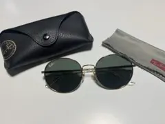 Ray-Ban ラウンドサングラス ケース付き