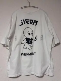 JieDa PHERMENT Tシャツ ホワイトのサムネイル