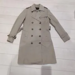 INDIVI ダブルブレスト トレンチコート