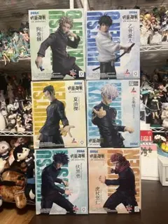 呪術廻戦　フィギュア 虎杖　伏黒　五条　夏油　乙骨　狗巻　ラウンドワン