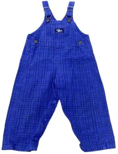 ヴィンテージ　オシュコシュ　ビゴッシュ　ブルーチェック　オーバーオール