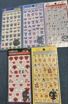 【正規品】ボンボンドロップシール　ディズニー５枚セット