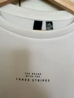 adidas AEROREADY ホワイト スウェットシャツ