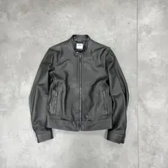 美品 EMMETI JURI ラムスキン シボレザーライダースジャケット 黒 美品 EMMETI JURI ラムスキン シボレザーライダースジャケット 黒
