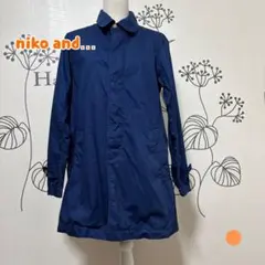 □305 ニコアンド 紺色 ジャケット コート