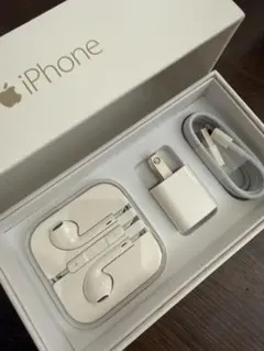 iPhone lightning イヤフォン・充電器・ケーブルセット