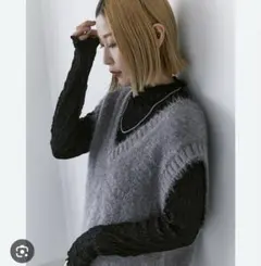 シャギーベスト