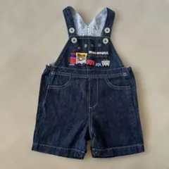【美品】MIKI HOUSE ミキハウス オーバーオール ロンパース サロペット