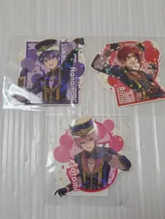 すとぷり ファミくじ C賞 莉犬 さとみ ななもり。 ホロ入りステッカー