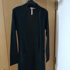 ニットカーディガン ダークグリーン
