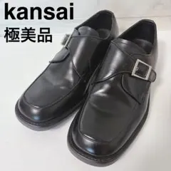 【極美品】kansai ブラック レザー ドレスシューズのサムネイル