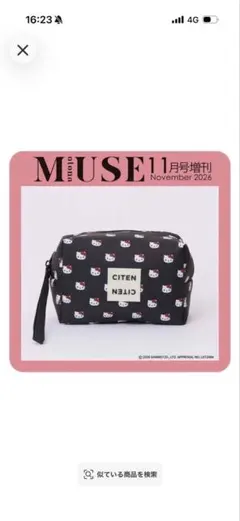 オトナミューズ 11月号増刊CITEN× Hello Kittyポーチ