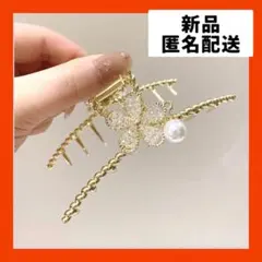 【即購入可】ヘア　アクセサリー　バナナ　バンスクリップ　髪留め　花　ピン　ギフト