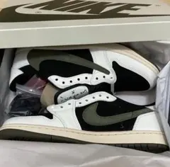 Travis Nike Jordan 1 Medium Olive