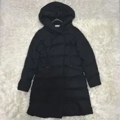 PLST プラステ フード付き ダウンコート Sサイズ 黒 洗える ダウン90%