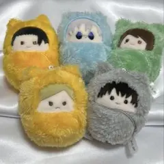 呪術廻戦 くるみたぴぬい Vol.2 ぬいぐるみマスコット 五条 夏油 七海