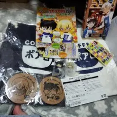 名探偵コナン ポアロ エプロン&コナン君と安室透のミニフィギュアセット