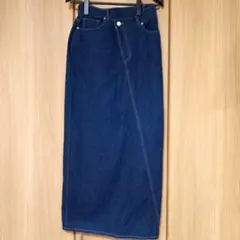 【美品】エイミーイストワール アシンメトリーペンシルデニムスカート Mサイズのサムネイル
