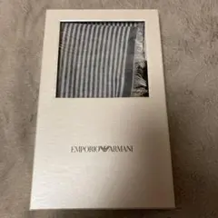 EMPORIO ARMANI ストール ストライプ フリンジ