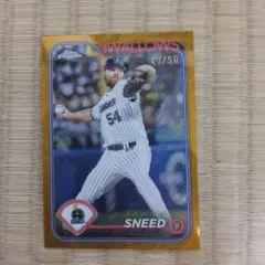 サイスニード 40/50 スワローズ 限定カード　topps npb