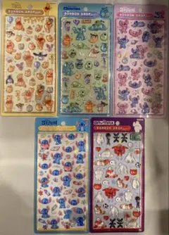 ボンボンドロップシール ディズニー　5枚セット