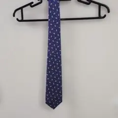 BVLGARI ネクタイ ネイビー ネコ柄