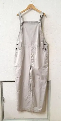 セール！NEW◆SO◆ゆったりサロペットパンツ　サンドベージュ